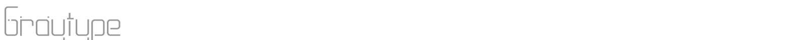Graytype font preview