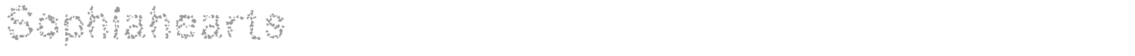 Sophia Hearts font preview
