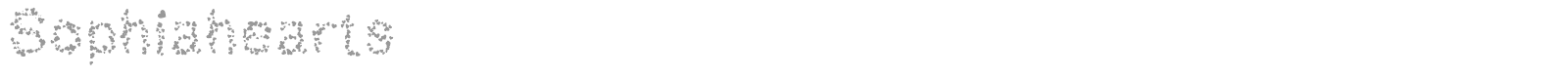 Sophia Hearts font preview