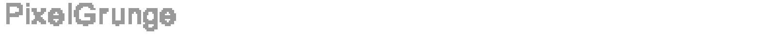 Pixel Grunge font preview