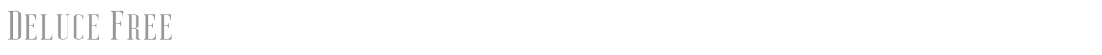 Deluce font preview