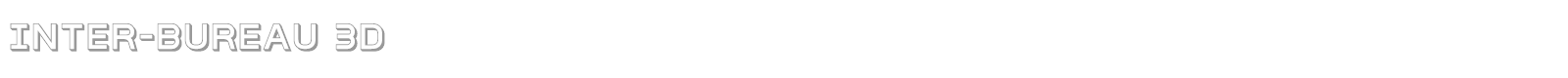 Inter-Bureau font preview