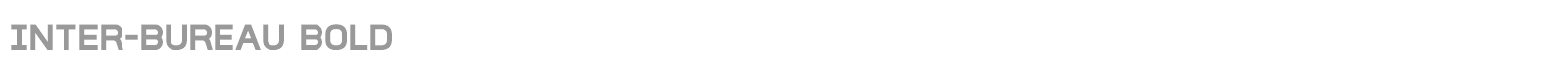 Inter-Bureau font preview