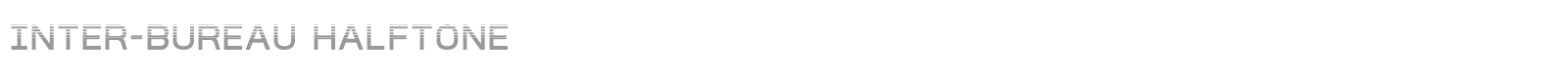 Inter-Bureau font preview