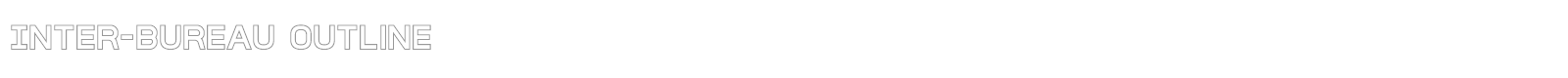 Inter-Bureau font preview