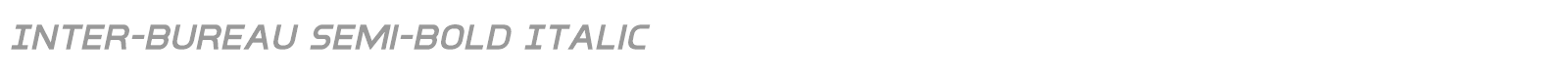 Inter-Bureau font preview