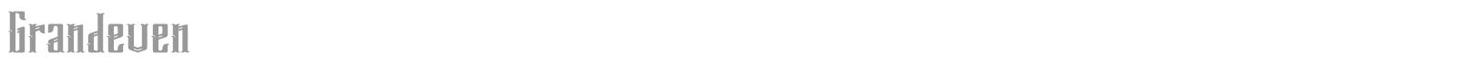 Grandeven font preview