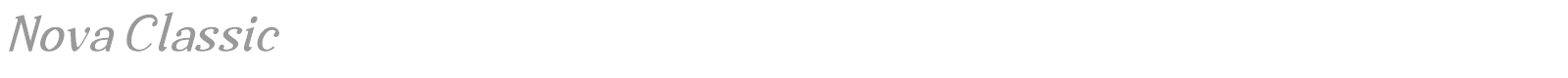 Nova Classic font preview