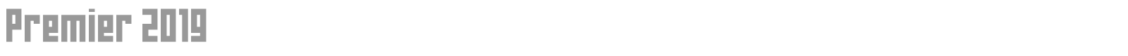 Premier 2019 font preview