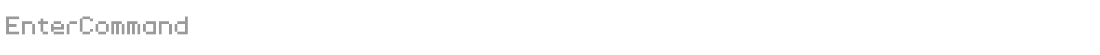 Enter Command font preview