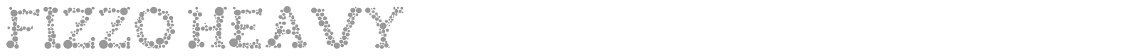 Fizzo font preview