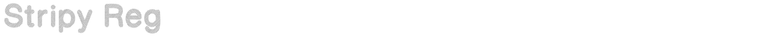 Stripy font preview