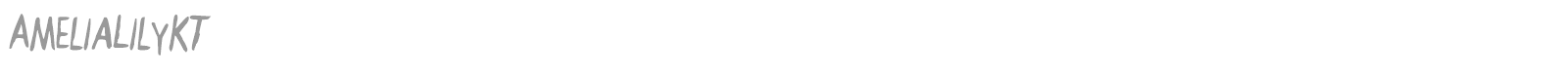 Amelia Lily KT font preview