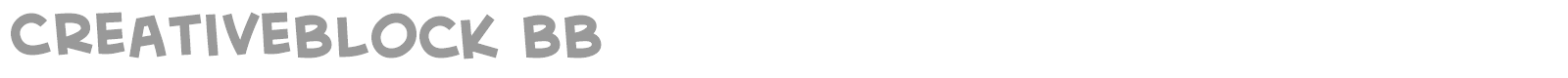 Creative Block BB font preview