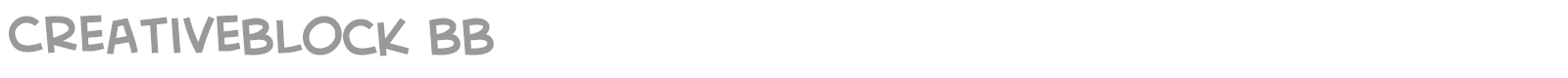 Creative Block BB font preview
