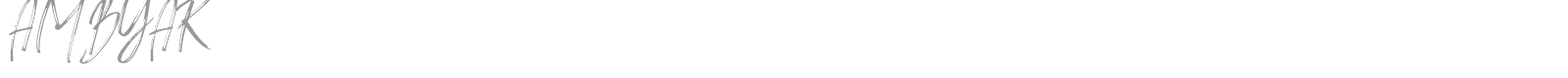 Ambyar font preview