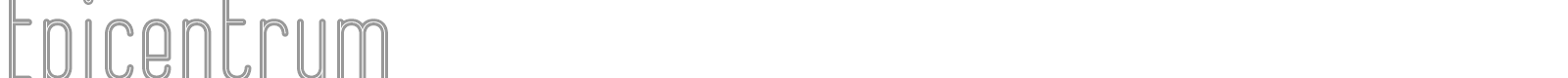 Epicentrum font preview