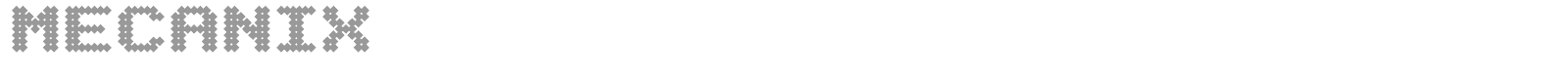 Mecanix font preview