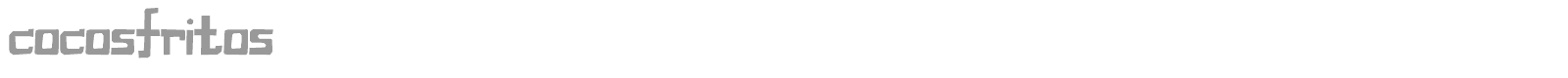 Cocos Fritos font preview