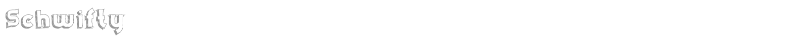Schwifty font preview