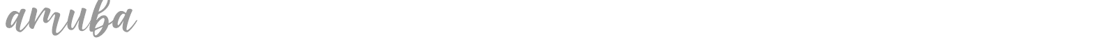 Amuba font preview