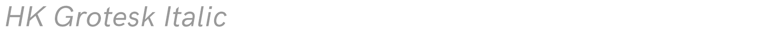 HK Grotesk font preview
