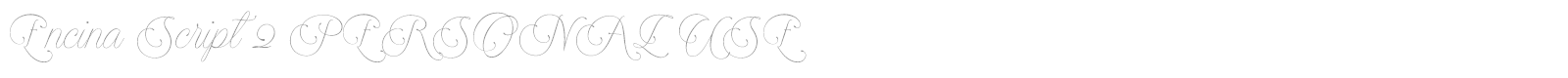 Encina Script font preview