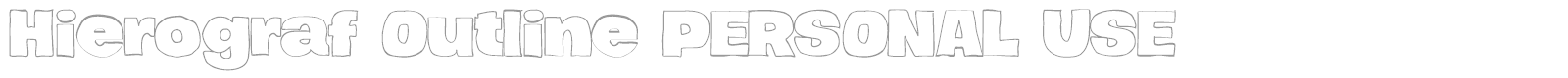 Hierograf font preview