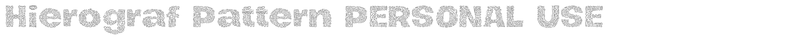 Hierograf font preview