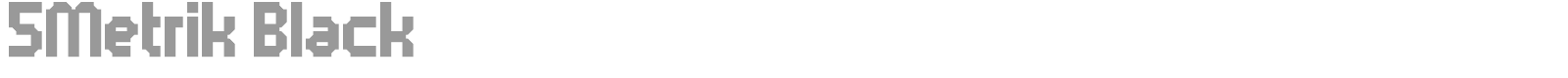 5 metrik font preview