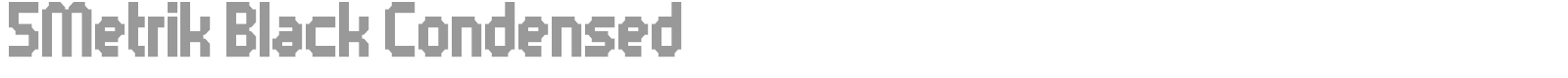 5 metrik font preview