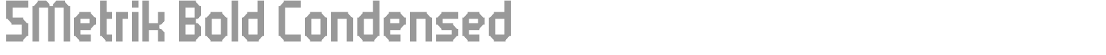 5 metrik font preview