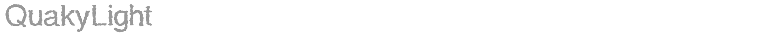Quaky font preview
