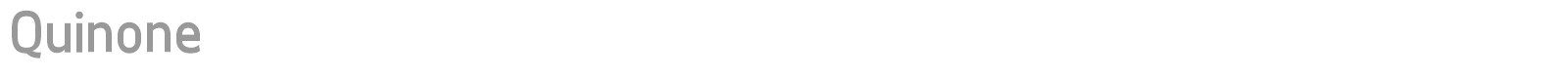 Quinone font preview