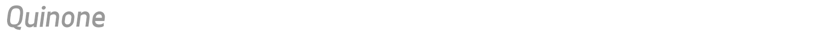 Quinone font preview