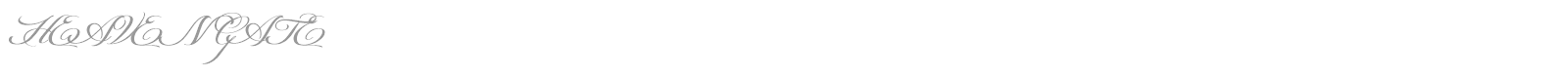 Heaven Gate font preview