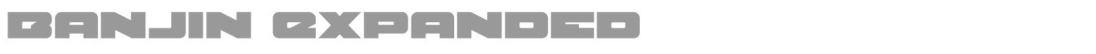 Banjin font preview