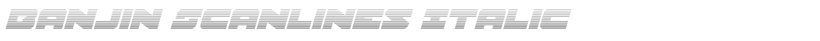 Banjin font preview