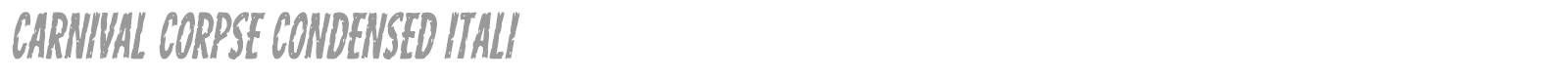 Carnival Corpse font preview