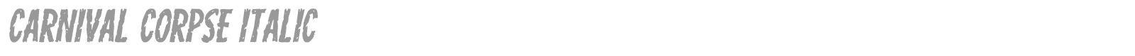 Carnival Corpse font preview