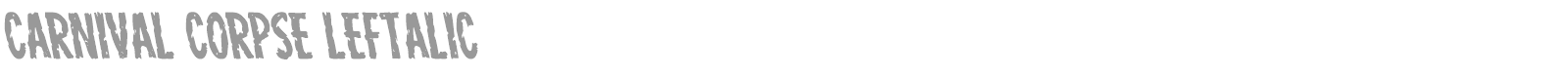 Carnival Corpse font preview