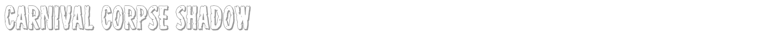 Carnival Corpse font preview