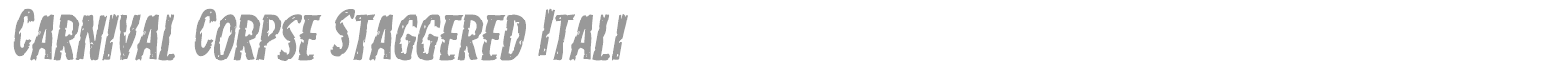 Carnival Corpse font preview
