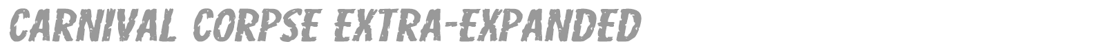 Carnival Corpse font preview