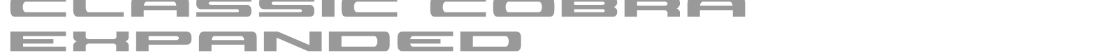Classic Cobra font preview