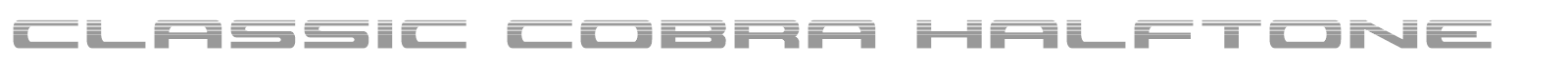 Classic Cobra font preview