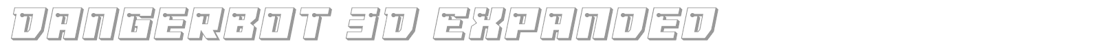 Dangerbot font preview