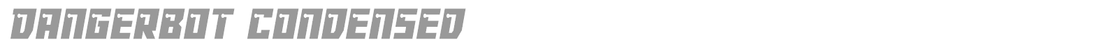 Dangerbot font preview