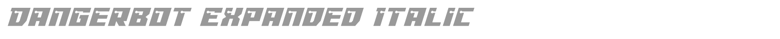 Dangerbot font preview