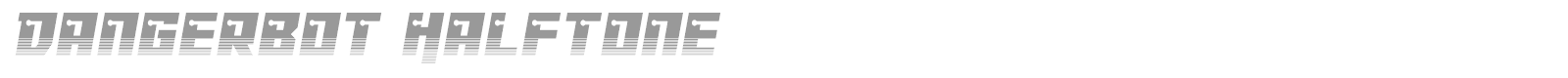 Dangerbot font preview